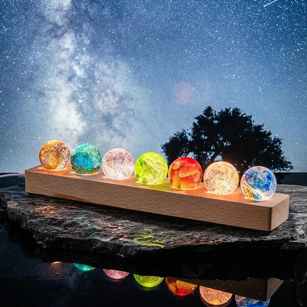 Lámpara esférica de los 7 chakras TT